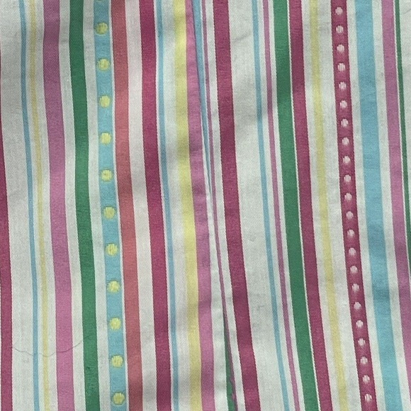 Lilly Pulitzer Pink Vertical Striped Women’s Size 10 Button Down Shirt Top - Picture 10 of 14